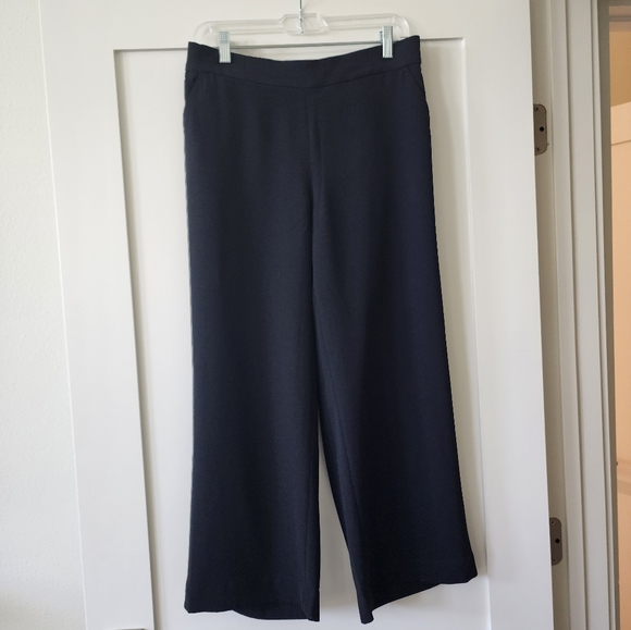 LOFT Black Pants Elastic Back Size Small - Picture 1 of 9